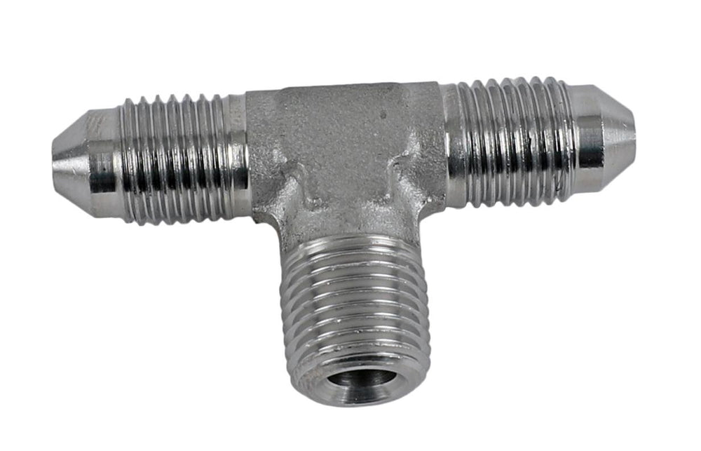 -3 TO 1/8 NPT T ON SIDE  STAINLESS STEEL