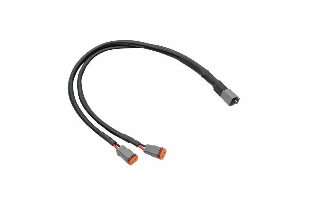 ~(1 lbs. 6X6X6)~ Splitter Y Dual Adapters - Deutsch DT DTP Dual Connector - To Connect 2 LED lights next to each other from a single harness