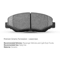 R1 93-98 Mercury Cougar Rear Ceramic Brake Pads