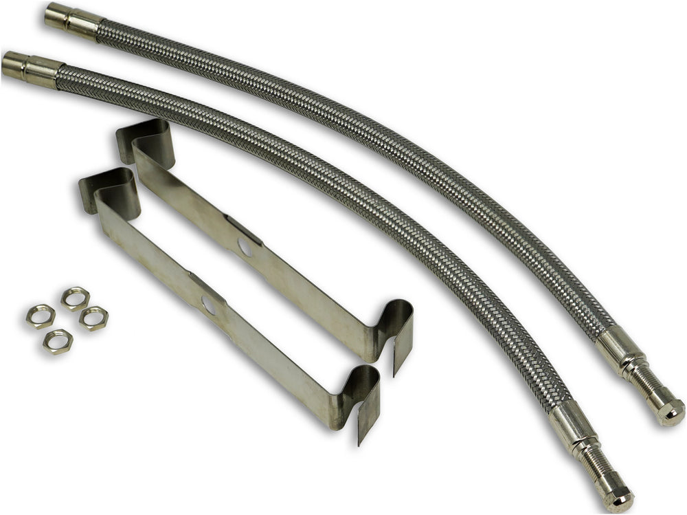 TIREMINDER BRAIDED STEEL VALVE EXTENDER KIT FOR 1619.5IN WHEELS 2 PACK