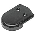 END CAP, RUB RAIL BLACK PACKAGED