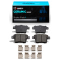 R1 05-09 Ford Mondeo (Mexico) Rear Ceramic Pads & Hardware Kit