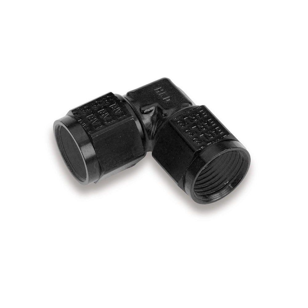 BLACK 90 DEG. NUT TO NUT LOW PROFILE