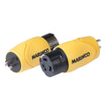 STRAIGHT ADAPTER 15A MALE STRAIGHT BLADE TO 50A 125/250V FEMALE LOCKING