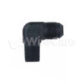 Fragola -10AN x 3/8 NPT 90 Degree Adapter - Black