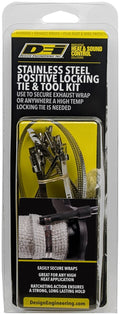 DEI Stainless Steel Positive Locking Tie & Tool Kit - 8in (8 Pack) & 14in (4 Pack)