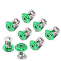 NRG Fender Washer Kit w/Color Matched M8 Bolt Rivets For Plastic (Green) - Set of 8