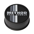 CENTER CAP GREY STRIPE 127MM PUSH THROUGH