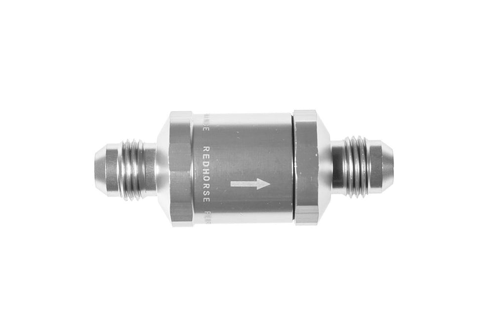 0 PSI CRANKCASE CHECK VALVE 06AN MALE INLET/OUTLET CLEAR