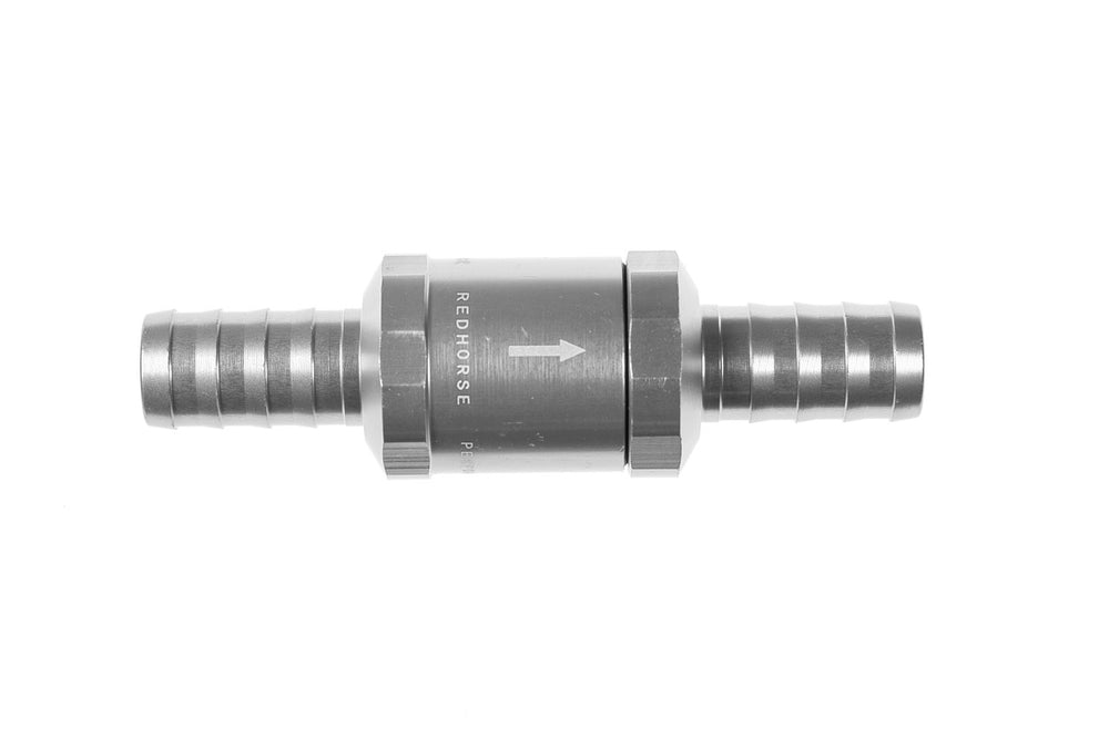 0 PSI CRANKCASE CHECK VALVE 5/8IN BARB INLET/OUTLET BLACK