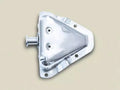Door Latch Bracket, Stainless Steel, Right; 81-95 Jeep CJ/Wrangler YJ
