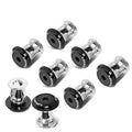 NRG Fender Washer Kit w/Color Matched M8 Bolt Rivets For Plastic (Black) - Set of 8