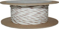 NAMZ OEM Color Primary Wire 100ft. Spool 18g - White/Brown Stripe