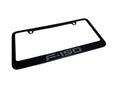 F150 MONOCHROMATIC BLACK BADGE LICENSE PLATE FRAME