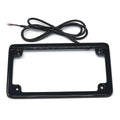 Letric License Plate Frame w/Tag Mounting Hardware & 30in Jacketed Wire - Illuminating Chrome