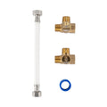 BYPASS KIT 8IN SUPREME PERM BRASS FOR 6GAL TANK