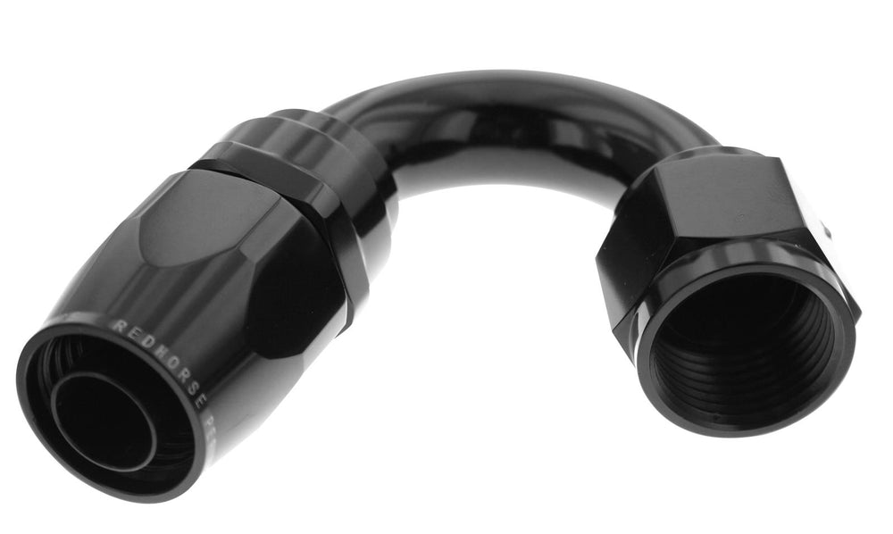 04 150 DEG DOUBLE SWIVEL HOSE ENDBLACK