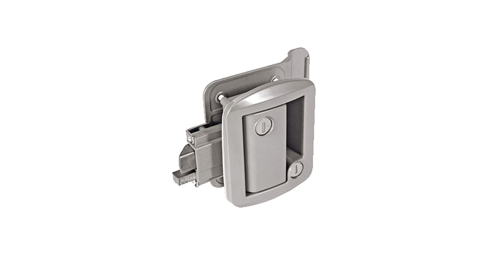 GLOBAL CLASSIC PRO ENTRY DOOR LOCK 43610 SILVER/GRAY