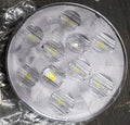 4' RND 10 LED BACKUP;WEATHERTIGHT C
