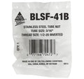 TUBE NUT SS 3/16 (1/2-20 I) BULK