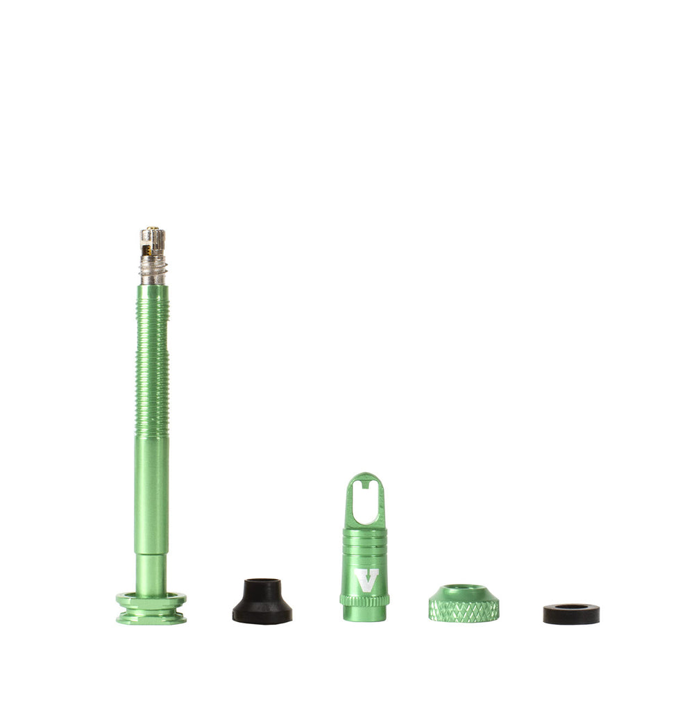 TLC TUBELESS VALVES 60MM GREEN