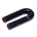 HPS Performance 1 ID High Temp 4-ply Reinforced Silicone 180 Degree U Bend Elbow Coupler Hose Blue (25mm ID)
