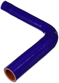 HPS Performance 1/2 - 1 ID High Temp 4-ply Reinforced Silicone 90 Degree Elbow Reducer Hose Blue (13mm - 25mm ID)