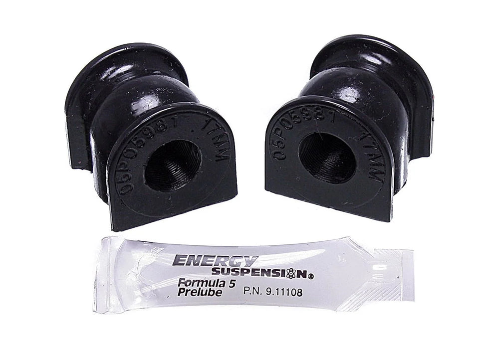 Energy Suspension 14-18 Nissan Altima Rear Sway Bar Bushing Set - Black