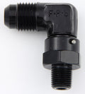 Fragola -6AN x 1/8 NPT 90 Degree Swivel - Black