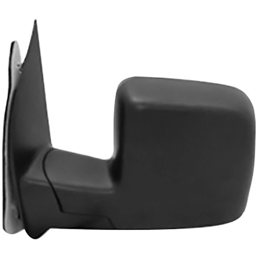LH DOOR MIRROR MAN NONHTD TEXT BLK FLDG W/DUAL GLASS ECONOLINE 0307