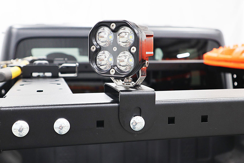 JT Black Ops Bed Rack Accessory Mount (Black Powder Coated)