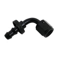 Fragola -4AN Push-Lite End 90 Degree - Black