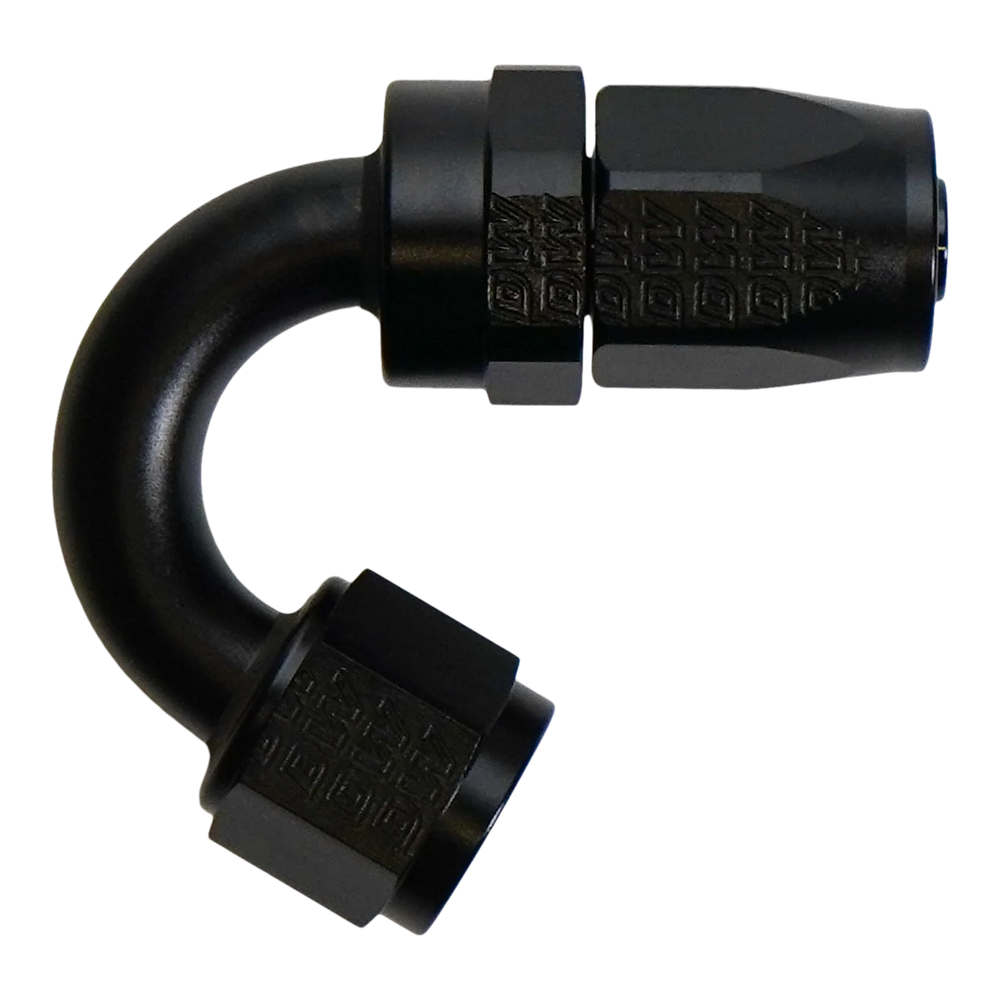 DeatschWerks 8AN Female Flare Swivel 150-degree Hose End CPE