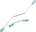 Bikers Choice 66-84 Shovelhead Chrome Rocker Box Oil Line Set Replaces H-D 17506-66A