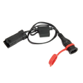 OPTIMATE CABLE ADAPTER BATTERY CHARGING CONVERTS DUCATI DIAGNOSTIC CONNECTOR TO SAE BATTERY CHARGER