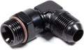 Fragola -8AN x 3/4 - 16 (8) 90 Degree Swivel - Black