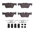 R1 12-24 Kia Rondo (Canada) Rear Semi Met Brake Pads and Hardware Kit