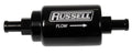 Russell 5/16 Male To 5/16 Male Barbed Fuel Check Valve - Black Anodized