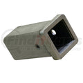 21/2 INCH PLAIN RECEIVER TUBE6 INCH SHANK