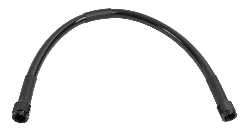 06 AN NITROUS AND FUEL LINE 18 INCHES BLACK HOSE BLACK ENDS