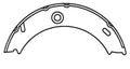 Centric Premium Parking Brake Shoes - Rear PB