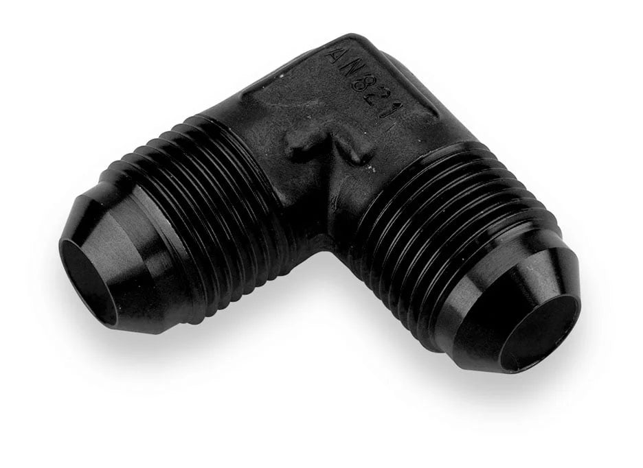 BLACK -6 AN 90 DEG. ELBOW
