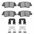 R1 09-17 Kia Sonata Hybrid Rear Semi Met Brake Pads and Hardware Kit