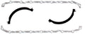 Cometic Chrysler 273/318/340 4.080inch Bore .094in Fiber Oil Pan Gasket