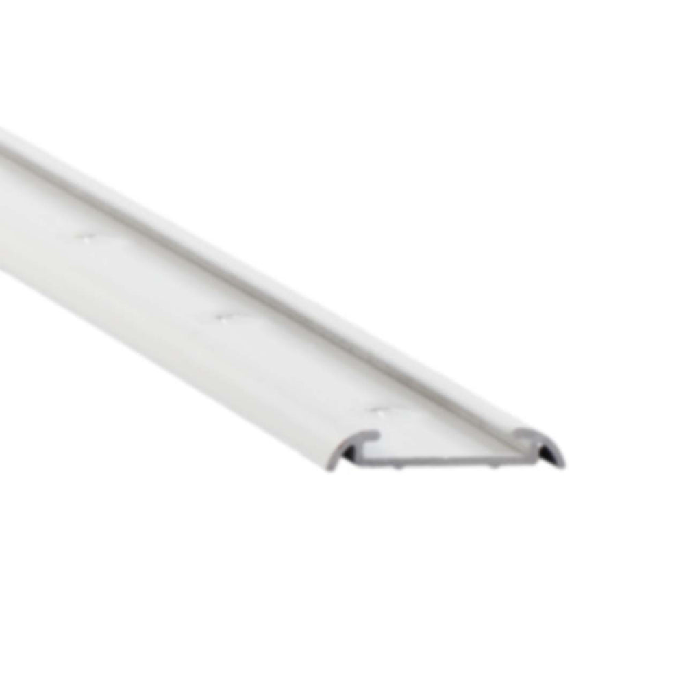 FLAT TRIM W/ INSERT POLAR WHITE 16 FT