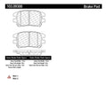 Centric C-TEK Ceramic Brake Pads w/Shims - Front