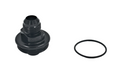 Fuelab Replacement Filter Cap -12AN Outlet - Black