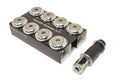 NRG Fender Washer Kit w/Color Matched M8 Bolt Rivets For Plastic (Silver) - Set of 8
