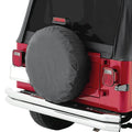 Universal Medium Spare Tire Cover, 27-29 Inch Tire, Black Denim Rampage