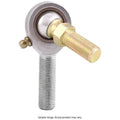 QA1 H Series 3-Pc Rod End - Male/Left Hand - .4375in Bore x 1/2-20 w/Stud & Zerk - Alloy Steel